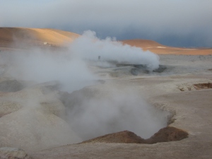 Bubbling geysers (they look fascinating and smell revolting)