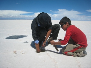José & José, extracting salt