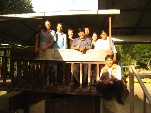 Visiting COAINE`s new wet mill facility in Muñecas (built with the aid of fair trade premiums)